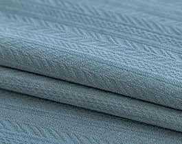 Fern effect chenille blackout curtain