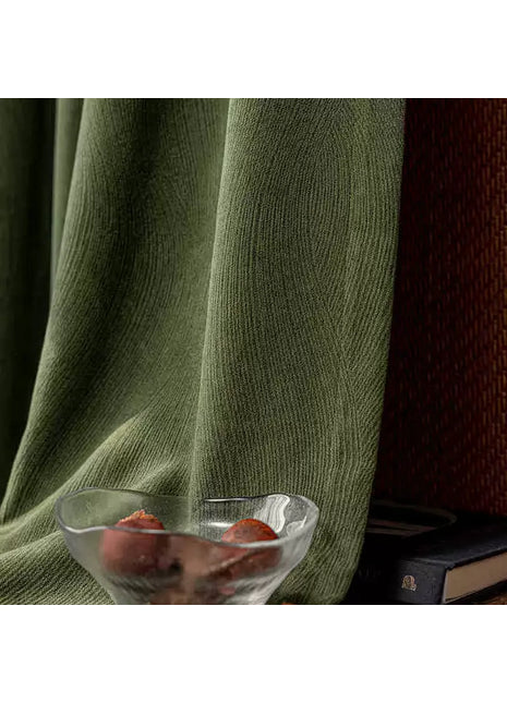 Khaki Green Curtain