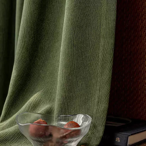 Khaki Green Curtain