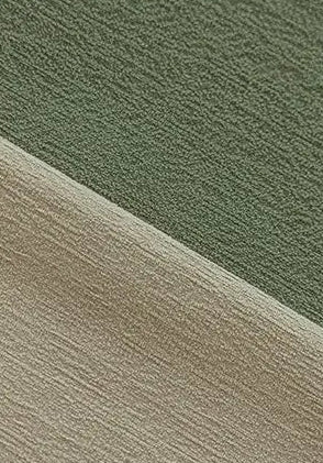 Green and White Curtain