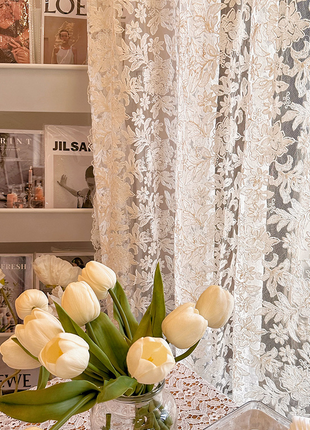 Vintage Sheer White Patterns