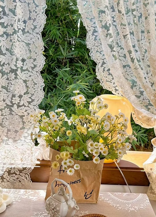 Vintage Sheer White Patterns