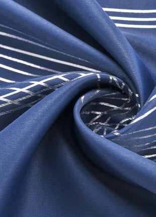 Trendy Navy Blue Curtain