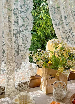 Vintage Sheer White Patterns