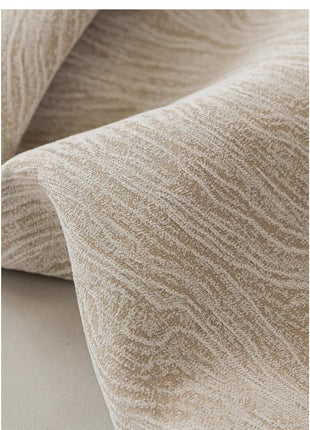 Modern wavy effect textured blackout curtain