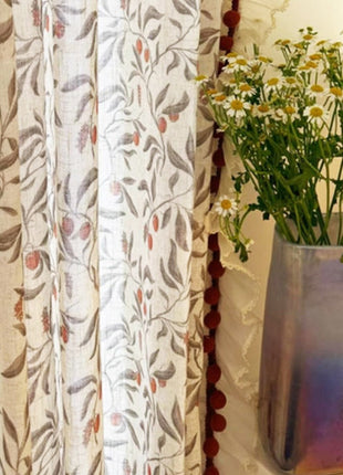 White Curtain Provençal Patterns