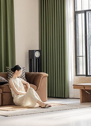 Thermal insulating curtain modern living room