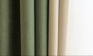 Green and White Curtain
