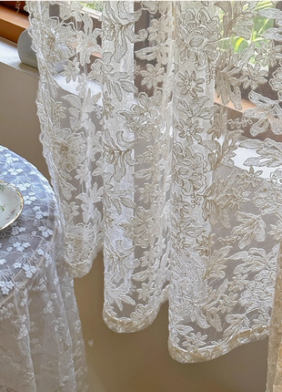 Vintage Sheer White Patterns
