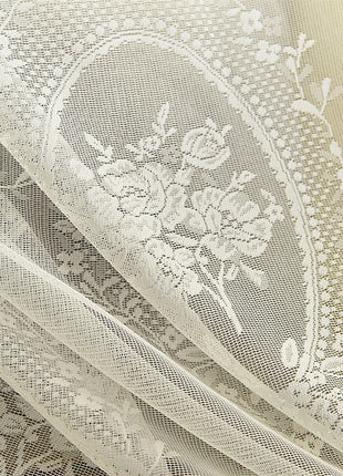 Embroidered Floral Sheer Bedroom