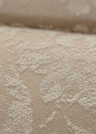 Embroidered lace curtain