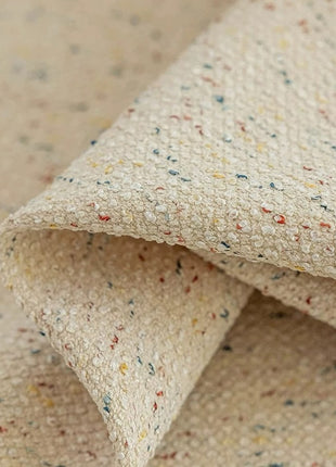 Cozy ecru mottled terry curtain for bedroom