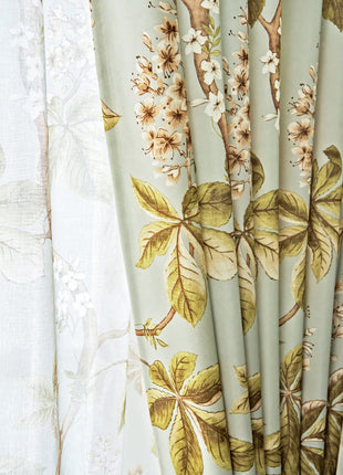 Vintage Nature Bedroom Curtain