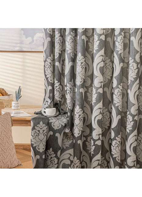 Double Leaf Pattern Curtains