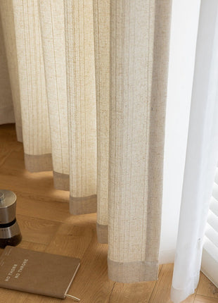 Light Beige Japanese Style Curtain