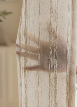 Linen Sheer Living Room Sifting