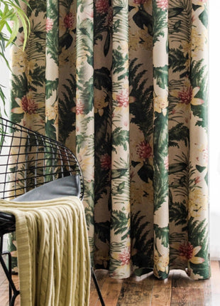 Jungle Green Curtain