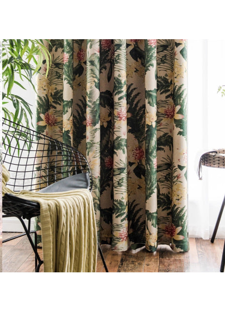 Jungle Green Curtain