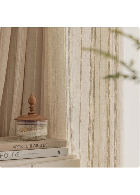 Linen Sheer Living Room Sifting