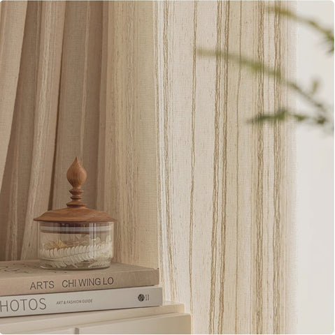 Linen Sheer Living Room Sifting
