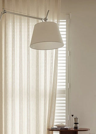 Trendy Opaque White Curtain