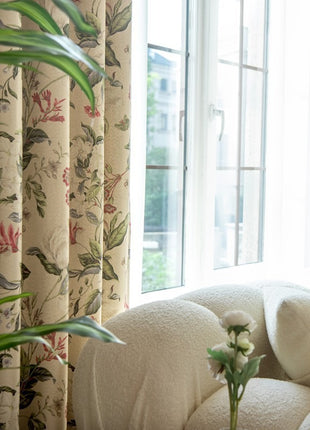 Colorful Flower Curtain