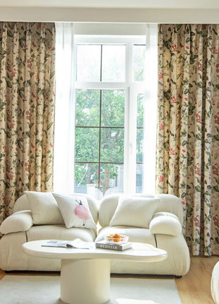 Colorful Flower Curtain