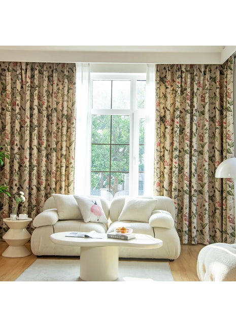 Colorful Flower Curtain