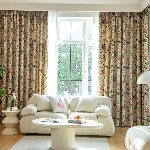 Colorful Flower Curtain
