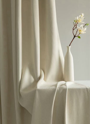 Off White Chenille Curtain