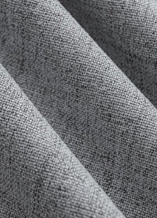 Dark gray jacquard blackout curtain