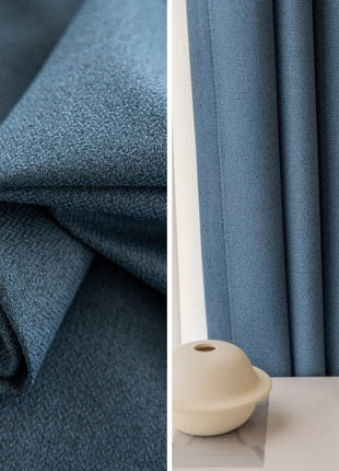 Duck Blue Scandinavian Curtain