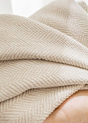 Modern Linen Beige Curtain