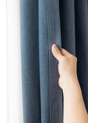 Duck Blue Scandinavian Curtain