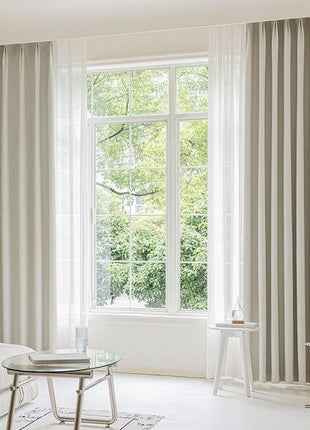 Chenille fabric blackout curtains