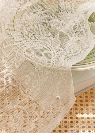 Lace Sheer Vintage Living Room