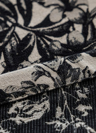 152 ROSIER Curtains, 70% Blackout, Rococo Flowers, Velvet Print Texture €78.50