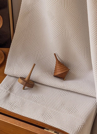 Modern Linen Beige Curtain