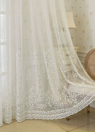 White Lace Sheer Trend Home