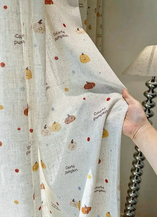 Children's curtain Fruit patterns