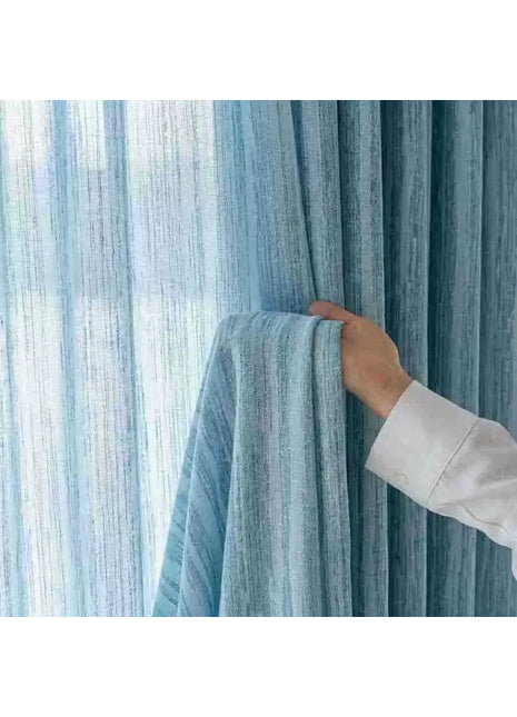 Sky Blue Color Curtain