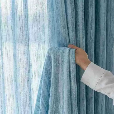 Sky Blue Color Curtain
