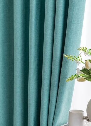 Turquoise Blue Curtain