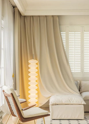 Elegant Linen Beige Curtain
