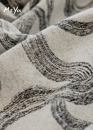 Vintage style textured blackout curtain for living room