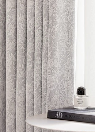 Chenille jacquard insulating curtain for living room