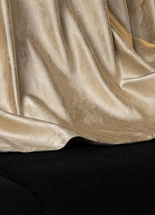 Elegant Golden Beige Curtain