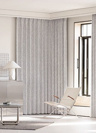 Chenille jacquard insulating curtain for living room