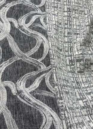 Vintage style textured blackout curtain for living room