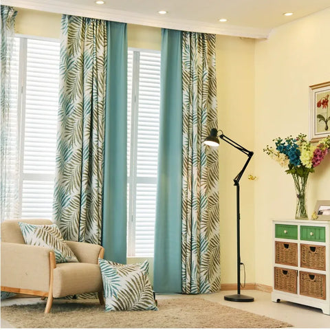 Blue Boy Bedroom Curtain